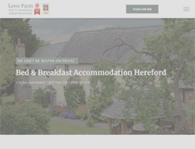 Tablet Screenshot of lowe-farm.co.uk